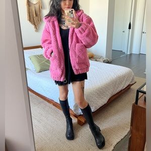 NWT Dolls Kill Teenage Kicks teddy coat